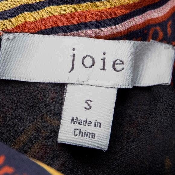 Joie Multicolor Chevron Striped Halter Dress Size Small - Picture 5 of 7